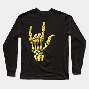 Skeleton Hand Long Sleeve T-Shirt